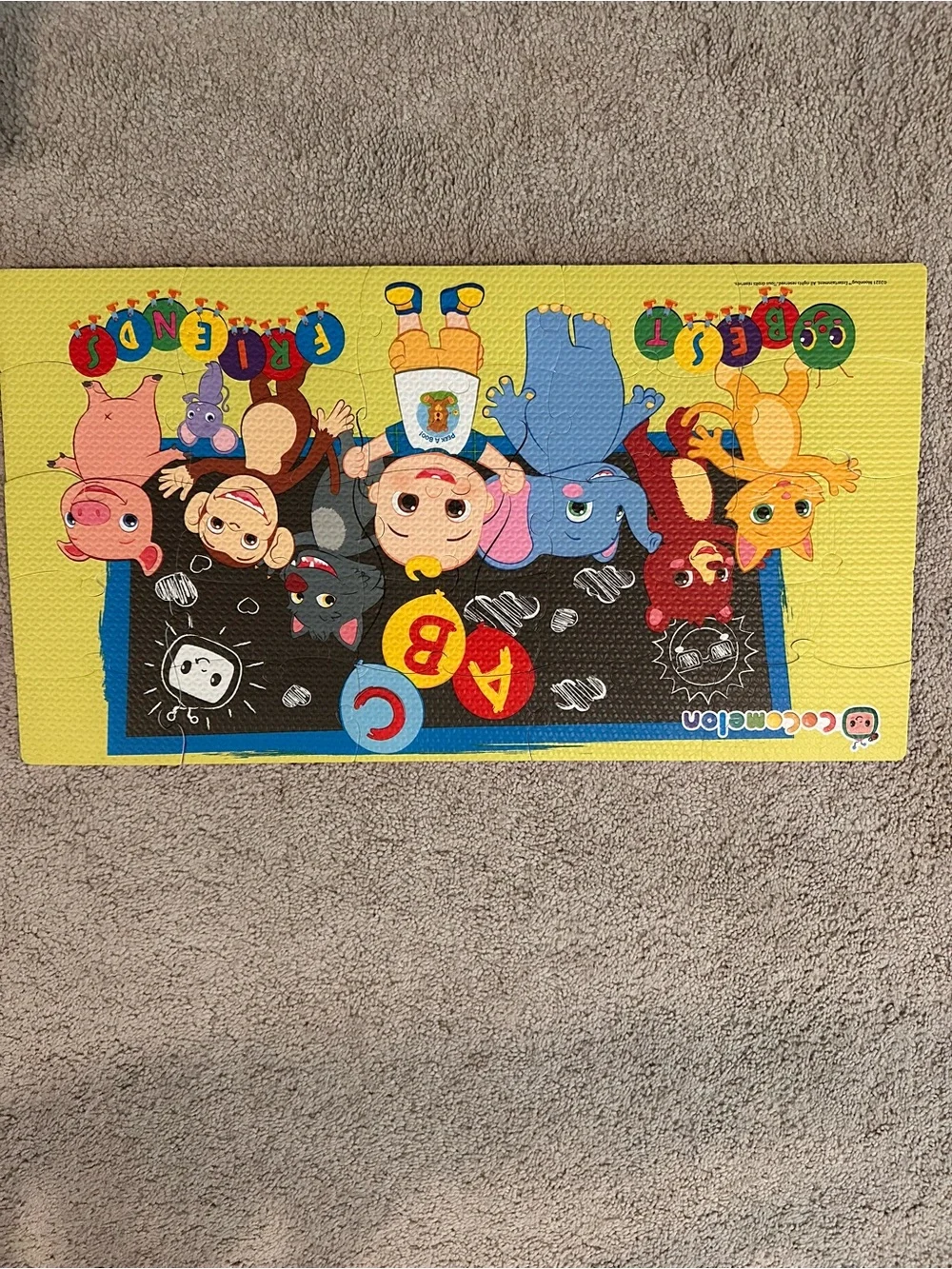 Lot of CocoMelon kid puzzles. Medium difficulty (20-24 pieces)